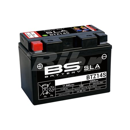 YAMAHA XV 950 14' - 17' BATERIA BS (SLA/GEL) YAMAHA XV 950 14' - 17' BATERIA BS (SLA/GEL)